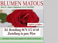 blumen-matous.at Webseite Vorschau