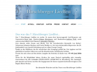 hirschberger-liedfest.de Webseite Vorschau