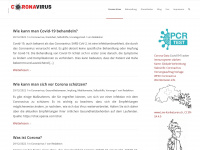 corona-virus.ch Webseite Vorschau