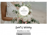 spirit-of-wedding.de Webseite Vorschau