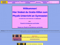 physik-und-schule.de Webseite Vorschau