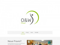 ow-physio.de Webseite Vorschau