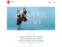 oberoesterreicherball.at Webseite Vorschau