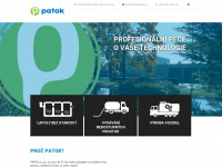 patok.cz Webseite Vorschau