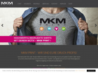 mkm-print.de Webseite Vorschau