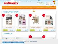 banaby.hu Webseite Vorschau