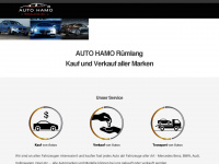 autohamo.ch Webseite Vorschau
