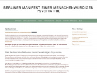 berliner-manifest.de Webseite Vorschau