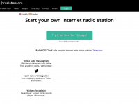 radioboss.fm Webseite Vorschau