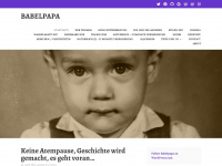 babelpapa.wordpress.com Webseite Vorschau