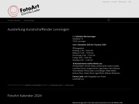 fotoart-christa-leder.de Webseite Vorschau