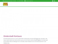 kinderstadt-kartause.de Webseite Vorschau