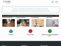 albalog.ch Webseite Vorschau