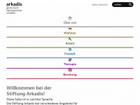 arkadis-plus.ch Webseite Vorschau