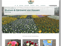 gaertnerei-vonhausen-shop.de Webseite Vorschau