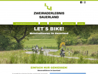 sauerland-biketours.com Webseite Vorschau
