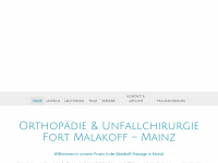 orthopaedie-malakoff.de Webseite Vorschau