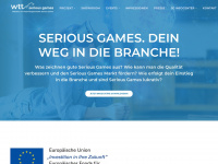 wtt-serious-games.de Webseite Vorschau