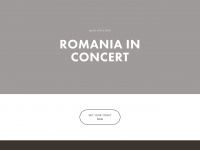 romaniainconcert.com Webseite Vorschau