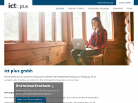 ict-plus.ch Webseite Vorschau