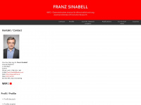 franz.sinabell.wifo.ac.at Webseite Vorschau