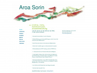 aroa-sorin.de Webseite Vorschau