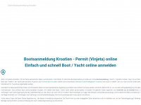 bootsanmeldung-kroatien.com Webseite Vorschau