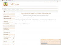 exlibrus.net Webseite Vorschau