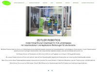 zeitler-robotics.de Webseite Vorschau