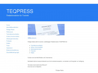 teqpress.de Webseite Vorschau