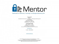 mentor-gmbh.de Webseite Vorschau