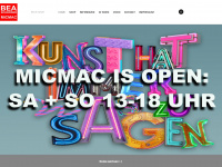 micmac.art Webseite Vorschau