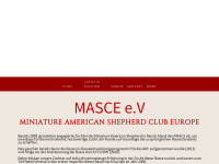 masce.de Webseite Vorschau