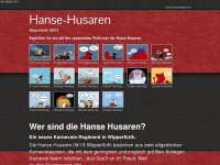 hanse-husaren.de Webseite Vorschau