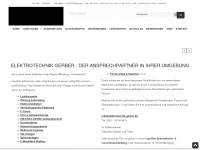 elektrotechnik-gerber.de Webseite Vorschau