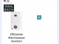 wahlbach.com Webseite Vorschau
