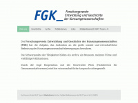 fgk-forschungsverein.at Webseite Vorschau