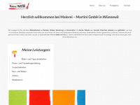 malerei-martini.ch Webseite Vorschau